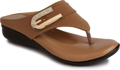 

Do Bhai Women Tan Flats