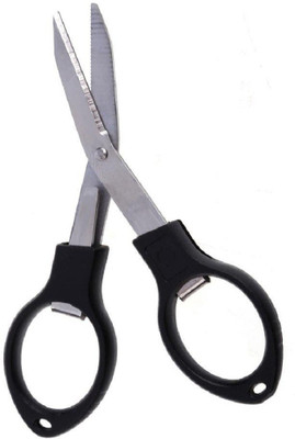 

Confidence Stainless Steel Body Folding Scissors Pocket Size Folding Scissor Scissors(Set of 1, Black)