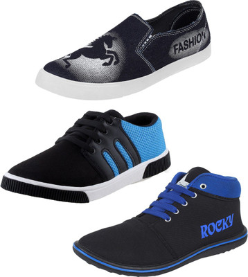 

SHOEFLY COMBO(S)-690+698+347 Casuals For Men(Multicolor