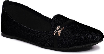

Fashiontastic Light Weight Daily Wear Bellies For Women(Black