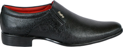 

omcrafts UNQ-002 Slip On For Men(Black