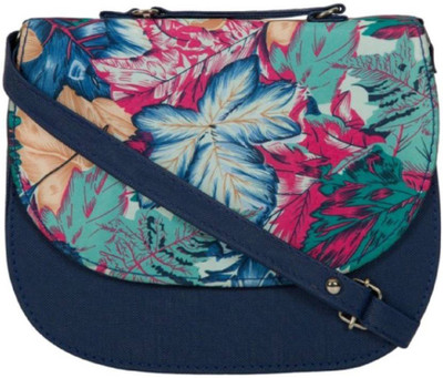 

Bizarre Vogue Women Casual Blue PU Sling Bag