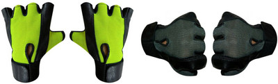 

Cp Bigbasket Premium Quality Netted with Wrist Support With No Sweat Gym & Fitness Gloves (Free Size, Green, Grey)