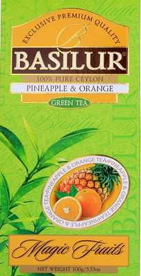

Basilur Tea Basilur-100g-Pineapple&Orange Pineapple, Orange Green Tea(100 g, Box)