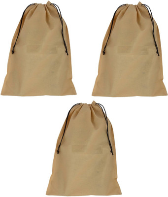 

Addyz Pack of 3 Shoe Pouch Shoe Cover Shoe Kit (Beige)(Beige)