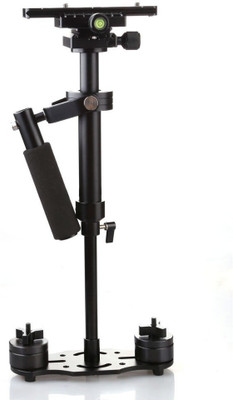 yantralay Professional S40 Handheld DSLR Camera Stabilizer Steadicam Rig For DSLR & Camcorders With Quick Release Plate, Counter Weights & Free Bag Tripod Kit(Black, Supports Up to 3000 g) available at flipkart for Rs.5849