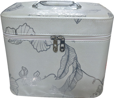 

Cameleon Travel friendly Makeup and Jewellery Vanity Box(Silver)