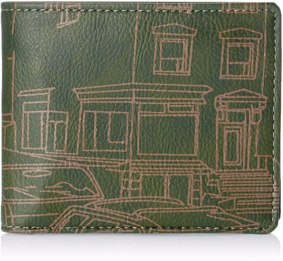 

Baggit Men Green Artificial Leather Wallet(6 Card Slots), Olive