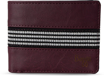 

Baggit Men Purple Artificial Leather Wallet(6 Card Slots), Wine