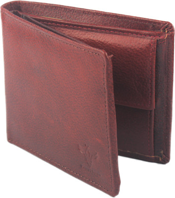 

Krosshorn Men Maroon Genuine Leather Wallet(7 Card Slots)