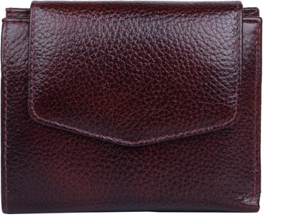 

LEATHERSTILE Men Brown Genuine Leather Wallet(9 Card Slots)