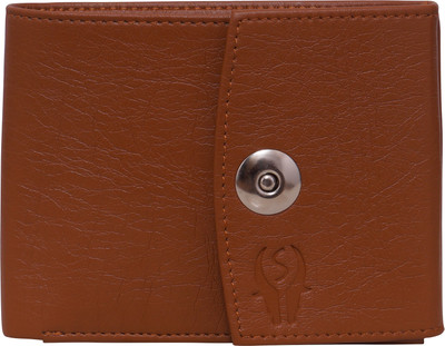 

SAMTROH Men Tan Artificial Leather Wallet(6 Card Slots)