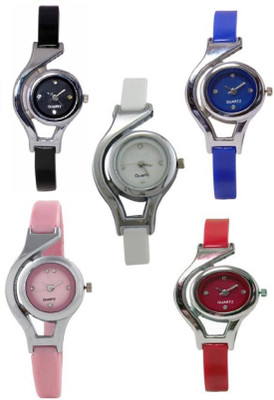 

PEPPER STYLE Multicolor Five Combo Girls Or Womens Analog Watch Style 013 Watch - For Girls