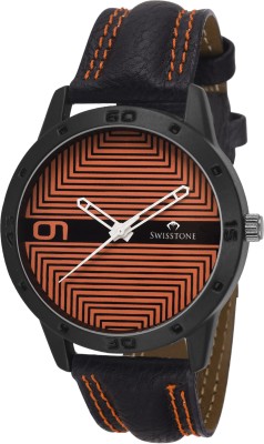SWISSTONE FTREK079-ORN-BLK Watch  - For Men   Watches  (Swisstone)