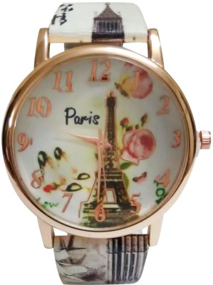 TopamTop Ville de Paris Artistic Gold Style Ladies Watch  - For Girls   Watches  (TopamTop)