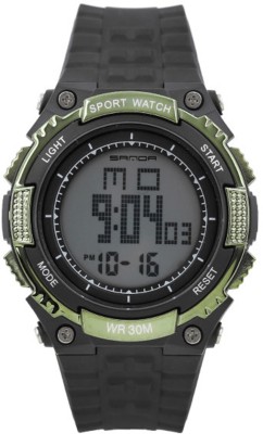 Sanda S341BKGRN Watch  - For Men   Watches  (Sanda)