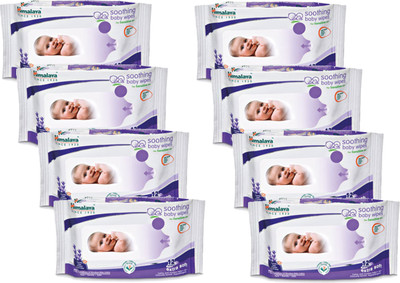 

Himalaya Soothing Babay Wipes-12 (Pack of 8) 96 Wipes(8 Pieces)