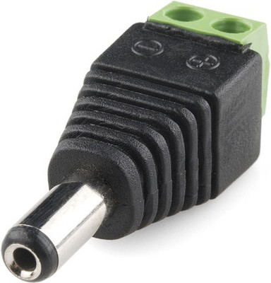 

ReTrack Screw Fastening Type Male DC Power Plug-Connector (Barrel Jack to Bare Wires) Pin Connector Wire Connector(Green, Pack of 1)