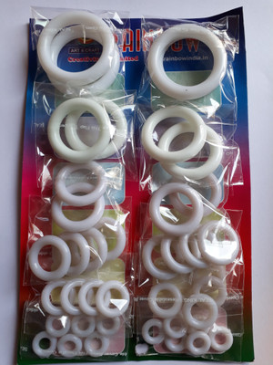 

BestUBuy Plastic Ring For Silk Thread Jewelry Making