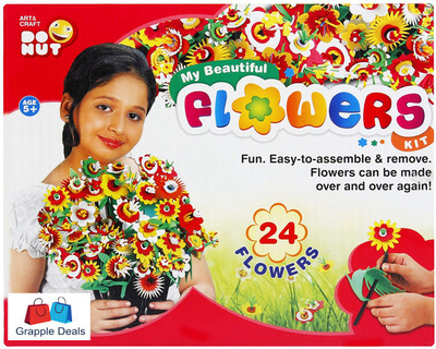 

GRAPPLE DEALS My Flower Kit Fun And Easy To Assemble And Remove- Do It Yourself Kids.