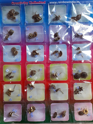BestUBuy Antique Stud For Silk Thread Jewelry Making