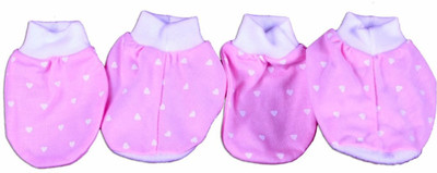 

Tollyjoy plain mitten bootee set(Black)