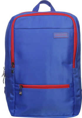 

United Colors of Benetton Contrast Zip Office 23 L Backpack(Blue)