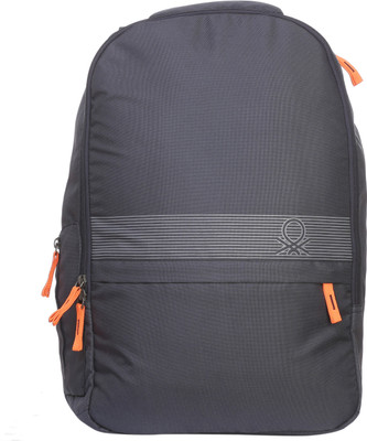 

United Colors of Benetton Stripe Print 18 L Backpack(Blue)