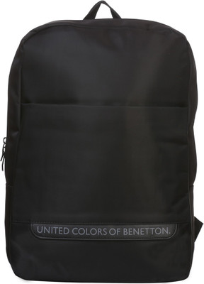 

United Colors of Benetton Structured 21 L Backpack(Black)
