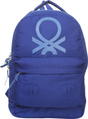 

United Colors of Benetton Big Logo 15 L Backpack(Blue)