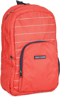 Tommy Hilfiger THBPK-02S 20 L Backpack(Orange, Blue), Red