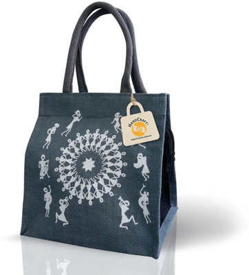 

Handcraft HC-HB-018 Lunch Bag(Multicolor, 10 inch)