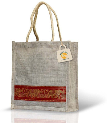 

Handcraft HC-HB-027 Multipurpose Bag(Multicolor, 10 inch)