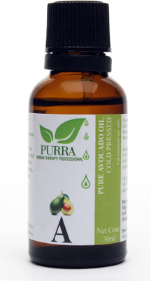 

Purra Cold Pressed Avocado Carrier Oil ( Natural Moisturiser for Hair Growth, Face & Skin )-30 Ml(30 ml)