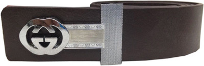 

mselactos Men & Women Party, Party, Formal, Evening Brown, Silver Artificial Leather Belt