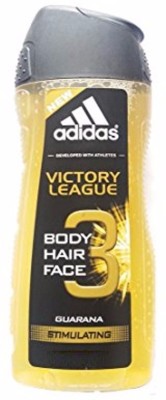 ADIDAS Victory League Guarana (3 In 1) Shower Gel + Shampoo + Face Wash 400ml(400 ml)