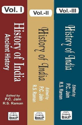 History of India ( 3 Vols. Set)(English, Hardcover, Edited By : P. C Jain)