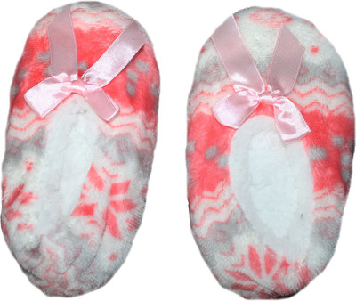 

Friendskart kids Baby Boys & Baby Girls Bootie Booties(Toe to Heel Length - 14 cm Pink)