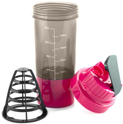 

Vencho Gym 500 ml Shaker(Pack of 2, Multicolor)