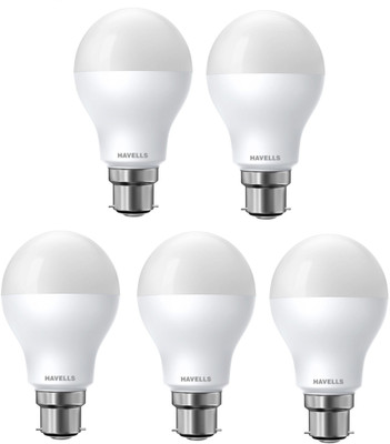 HAVELLS 7 W Basic Standard B22 LED Bulb(White, Pack of 5)