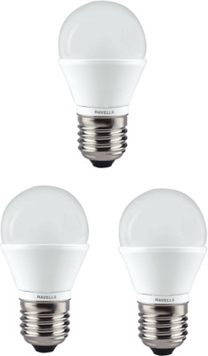 Havells 3 W Standard E27 LED Bulb(Yellow, Pack of 3)