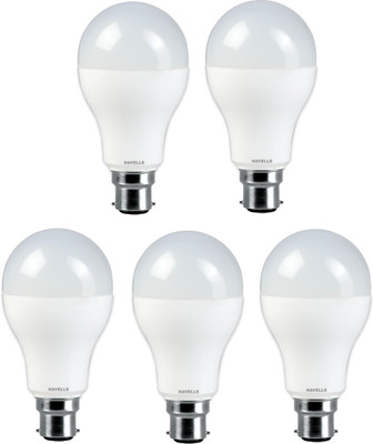 HAVELLS 15 W Basic Standard B22 LED Bulb(White, Pack of 5)