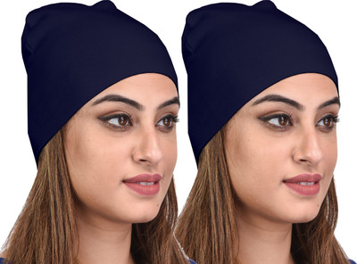 69GAL Solid Skull Cap Cap(Pack of 2)