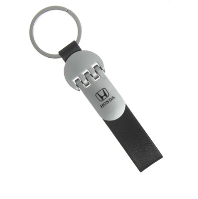

Techpro Honda Black Leatherite Key Chain(Multicolor)
