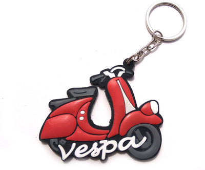 

Techpro Singlesided Red Vespa Key Chain(Multicolor)