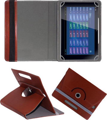 Fastway Book Cover for iBall Edu-Slide I1017(Brown, Cases with Holder)