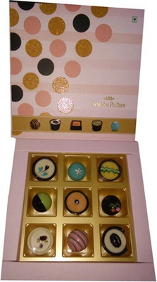 

Wero Aster B 9 Piece Centre Filled Chocolate Box - 126 gms Truffles(126 g)