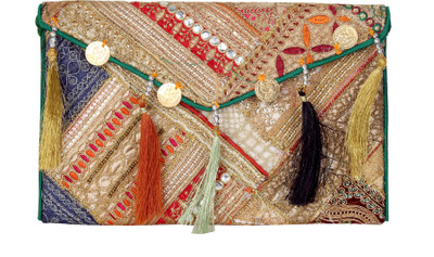 

SUVASANA Party Multicolor Clutch
