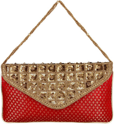 

DI-BELLA Casual Red Clutch