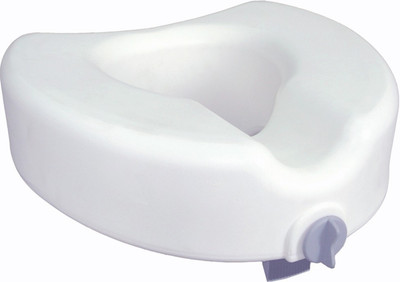 

TRM Raised Toilet Seat Commode Chair(White, Multicolor)
